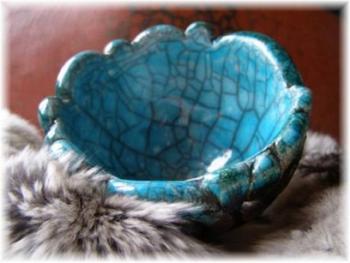 Bol à offrandes bleu gaiaseva Bol à offrandes bleu gaiaseva