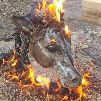 Enfumage, les craquelures apparaissent